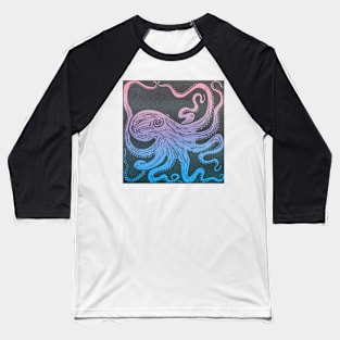 Rainbow Octopus Baseball T-Shirt